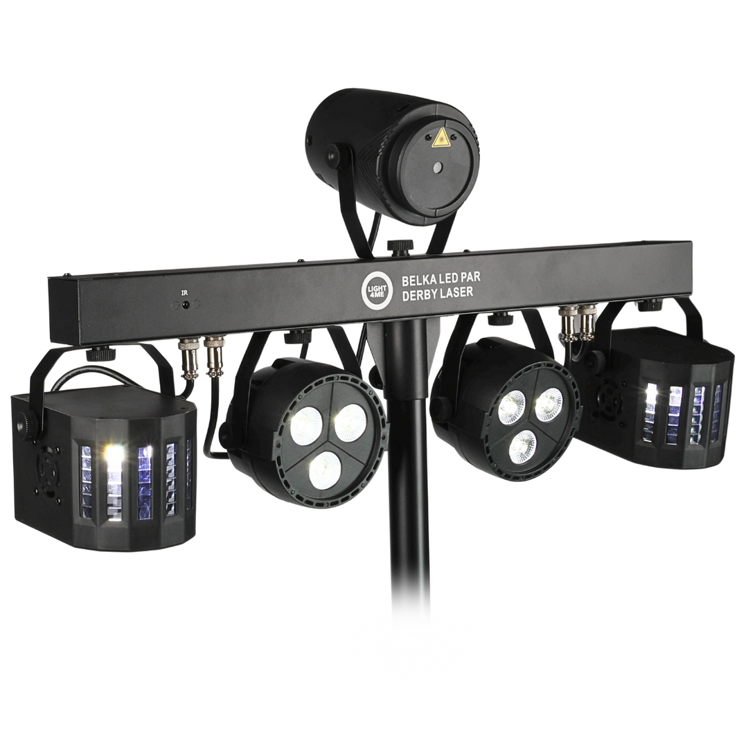 Light4Me T-Bar Par LED Derby Laser MultiBar
