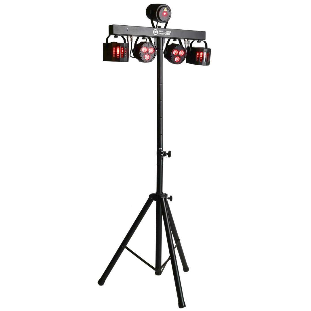 Light4Me T-Bar Par LED Derby Laser MultiBar