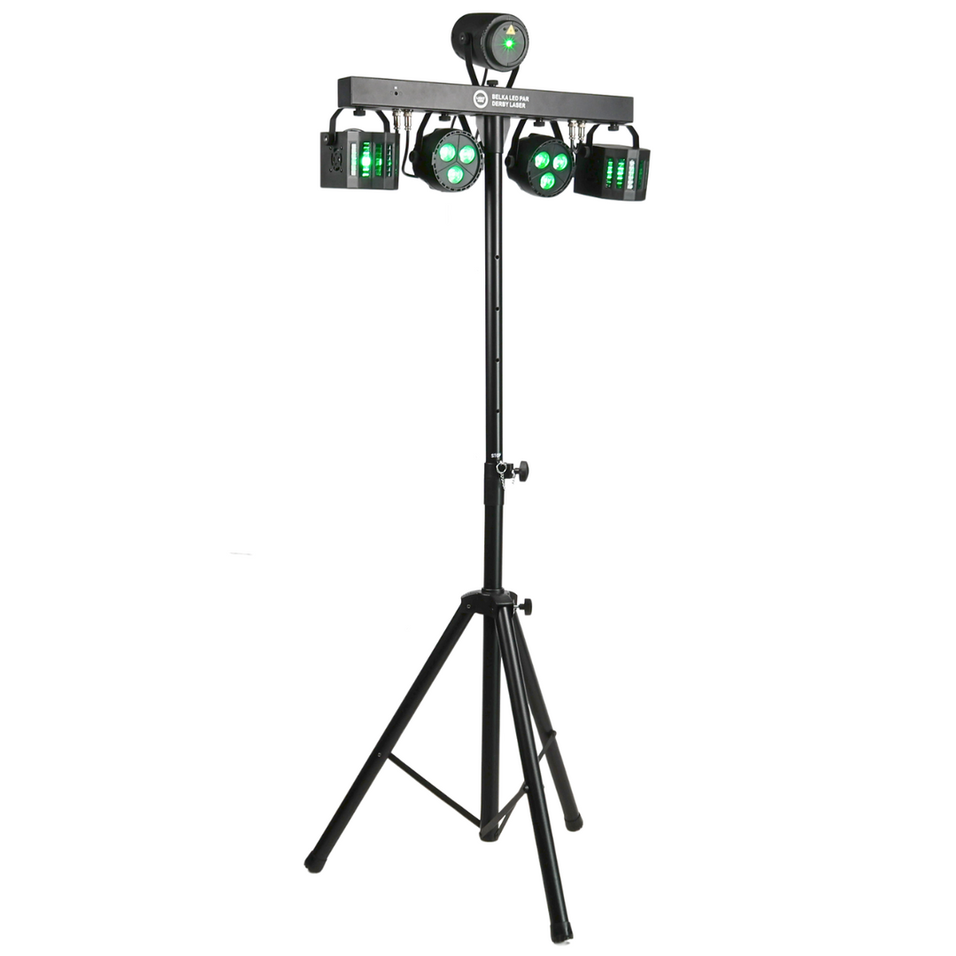 Light4Me T-Bar Par LED Derby Laser MultiBar