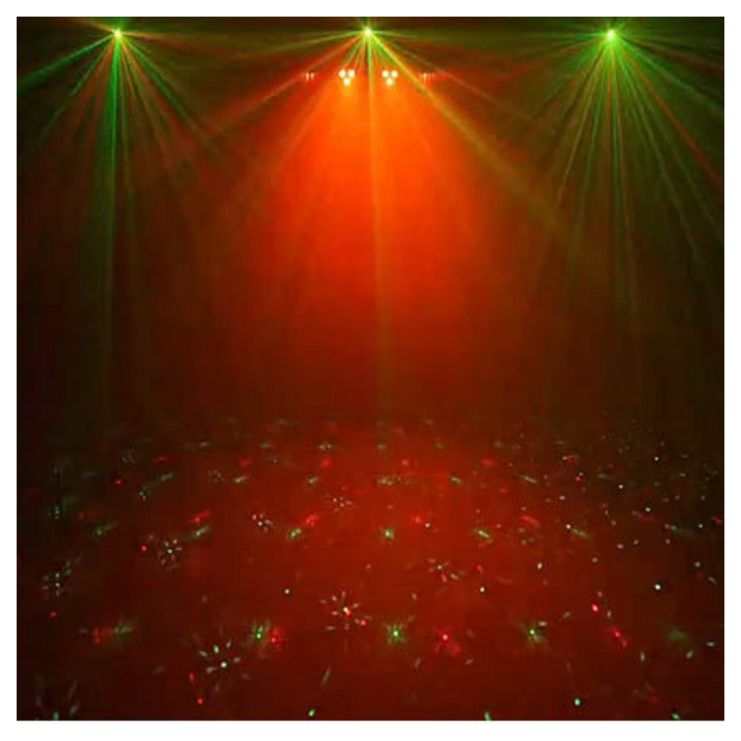Light4Me T-Bar Par LED Derby Laser MultiBar