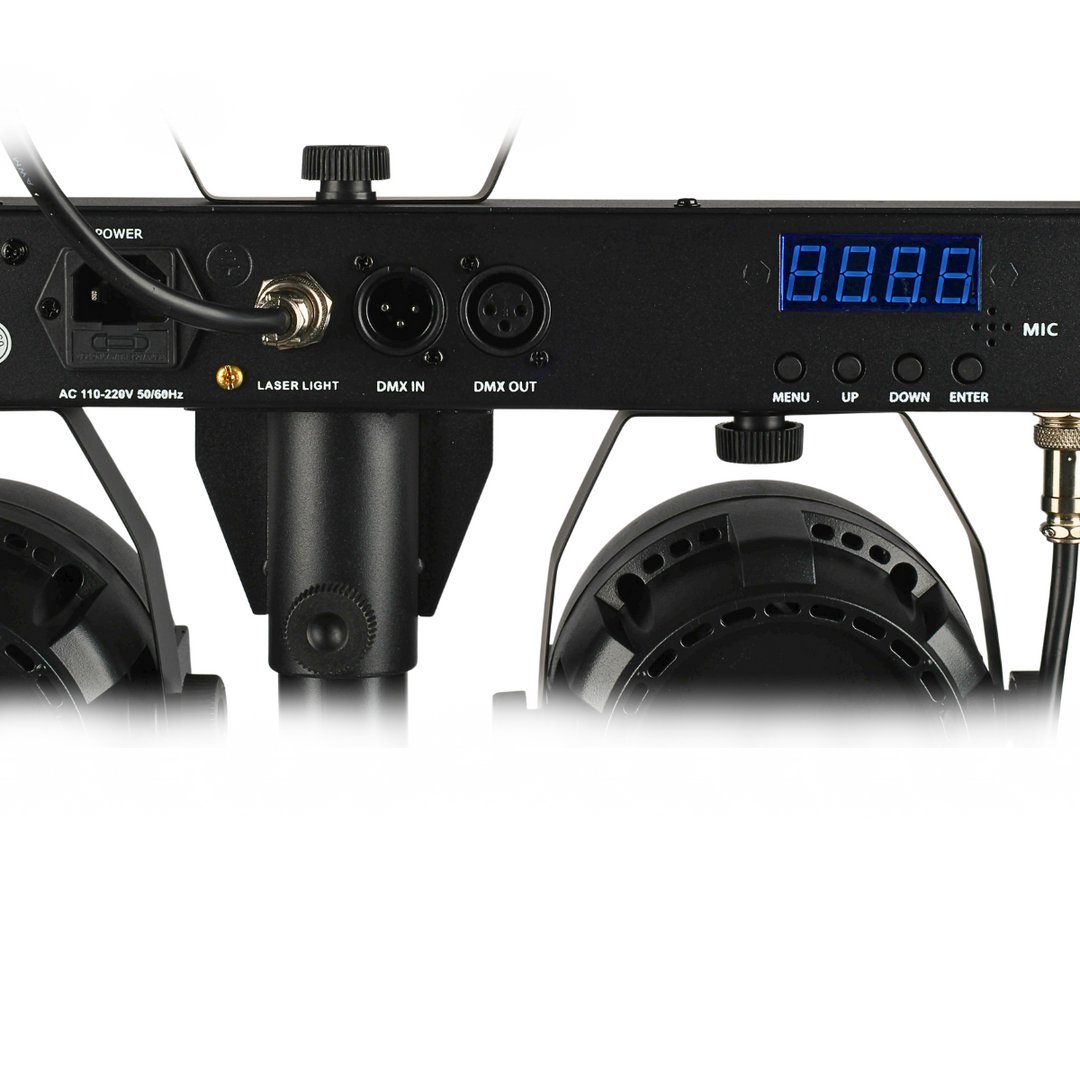 Light4Me T-Bar Par LED Derby Laser MultiBar