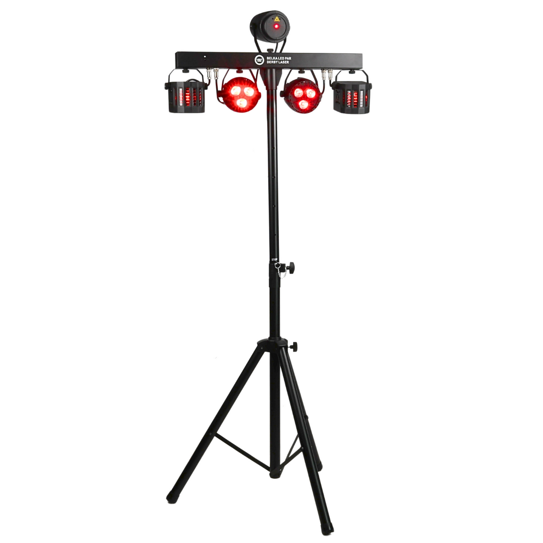 Light4Me T-Bar Par LED Derby Laser MultiBar