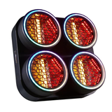Luce da palco LIGHT4ME BLINDER LED 4 RING