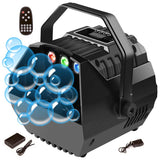 LIGHT4ME BM2 LED-boblemaskine med LED-fjernbetjening