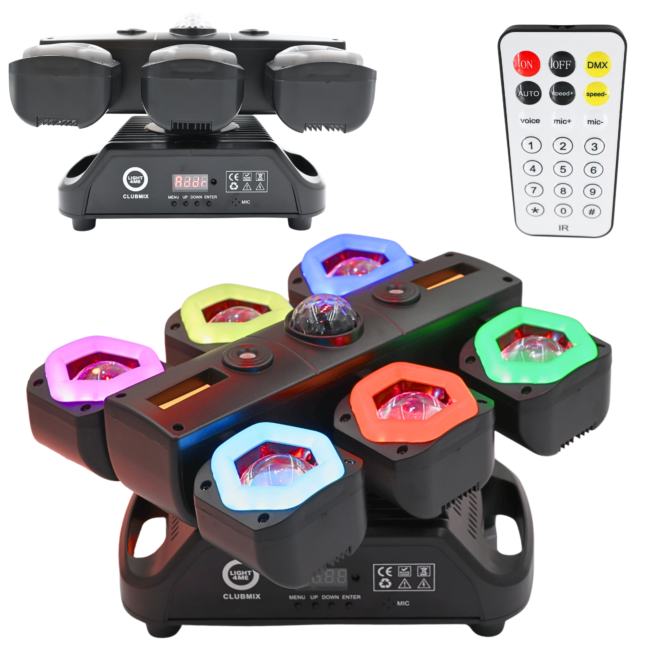 LIGHT4ME CLUBMIX illuminazione multieffetto mobile