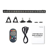 LIGHT4ME DECO BAR 24 RGBA IR-striscia luminosa