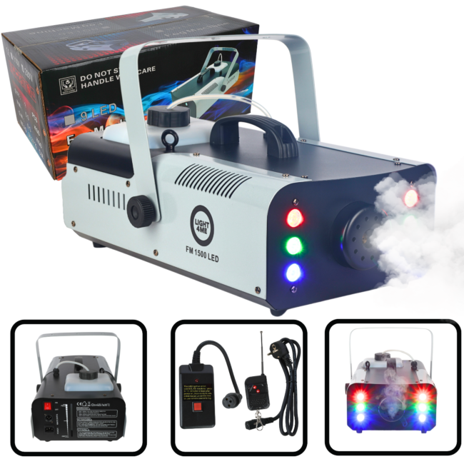 LIGHT4ME FM 1500 LED Macchina del fumo