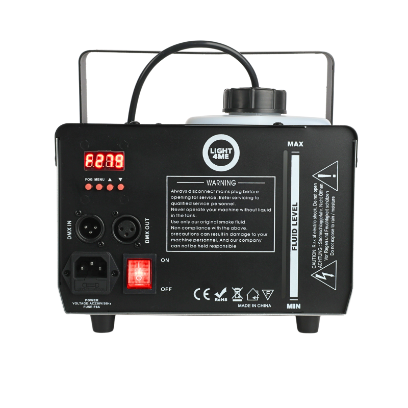 Light4Me FOG 1500 LED Macchina del Fumo con DMX