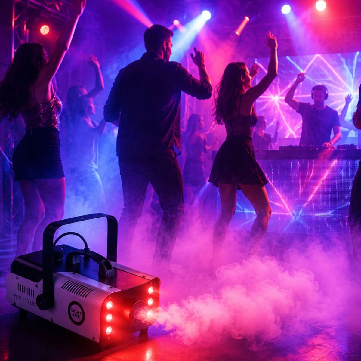 Light4Me FOG 900 LED Røgmaskine