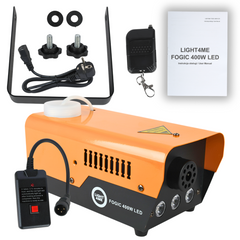 Light4Me FOGIC 400W Macchina del Fumo con LED Bundle