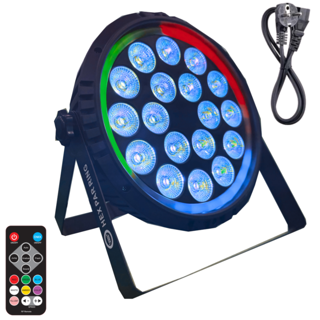 Light4Me Anello Hex PAR 18x6W RGBWA-UV