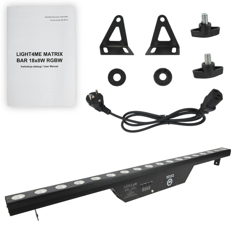 Light4Me Matrix Bar 18x8W RGBW LED Barra luminosa