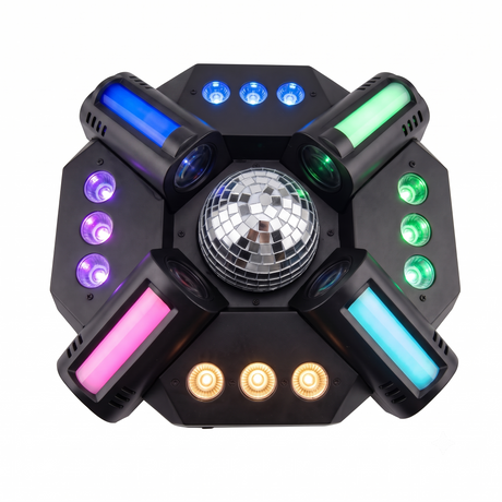 LIGHT4ME MULTIX 3-in-1 lampada scenica multieffetto LED