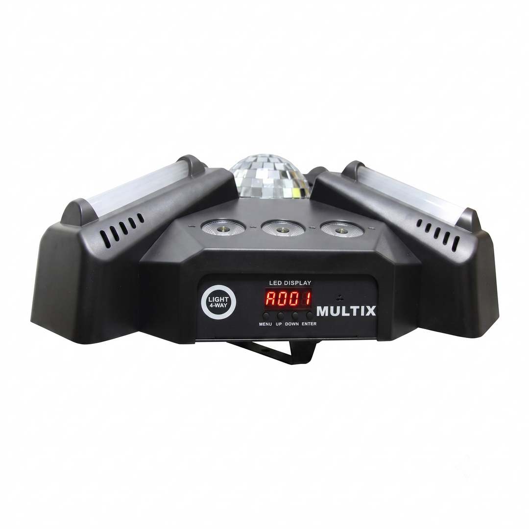 LIGHT4ME MULTIX 3-in-1 lampada scenica multieffetto LED
