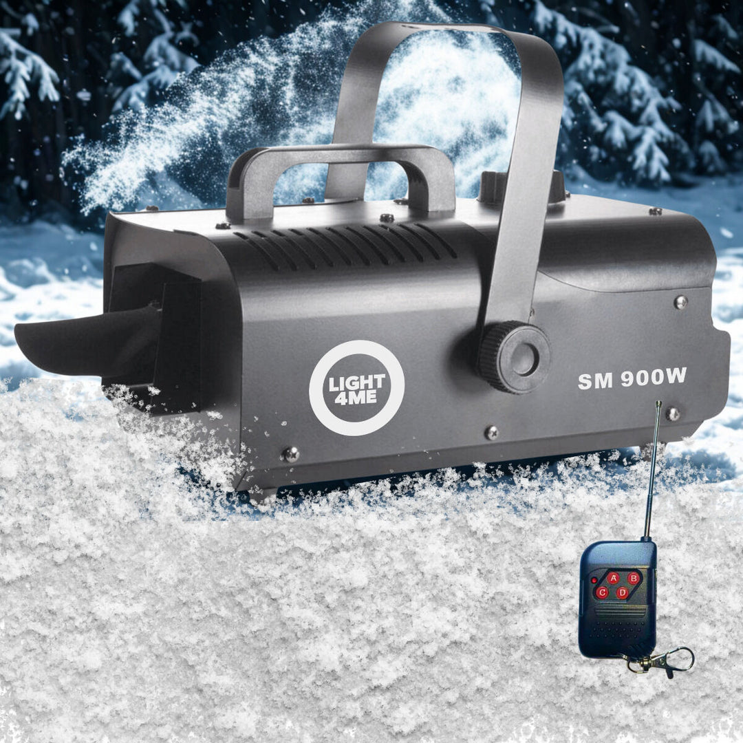 LIGHT4ME SM 900W macchina del fumo con telecomando, Nero