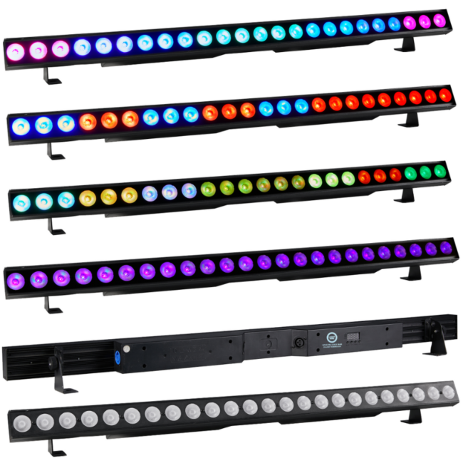 Light4Me Spectra CREE Barra 24x6W RGBWA-UV