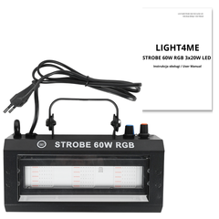 LIGHT4ME STROBE 60W RGB strobe effetto luce