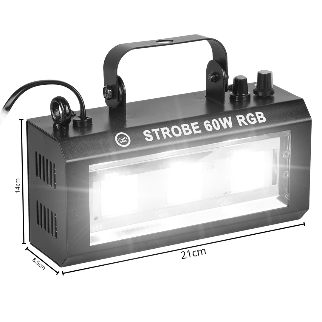 LIGHT4ME STROBE 60W RGB strobe effetto luce