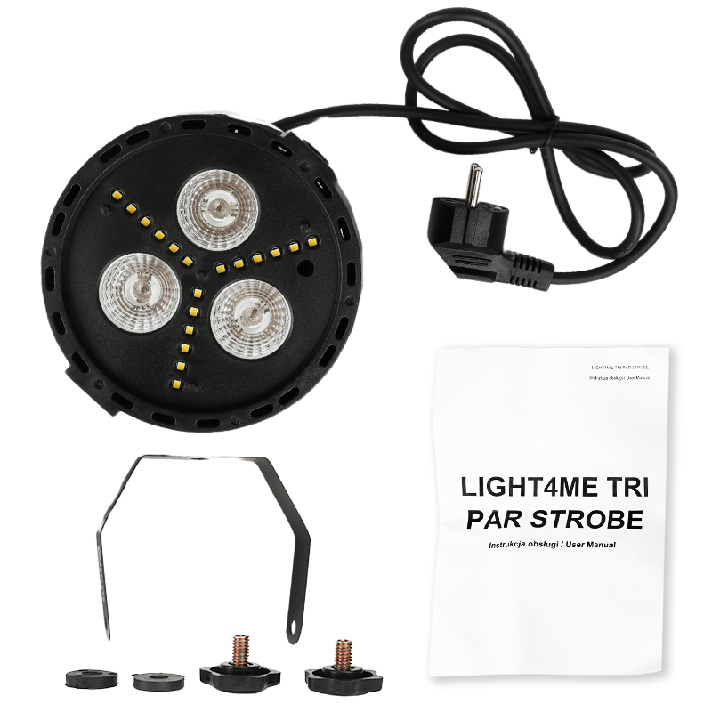 Light4Me TRI Faretto stroboscopico LED
