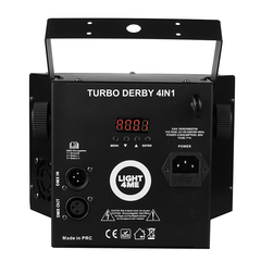 Light4Me Turbo Derby 4-in-1 – RGBW, UV, Strobo e Laser