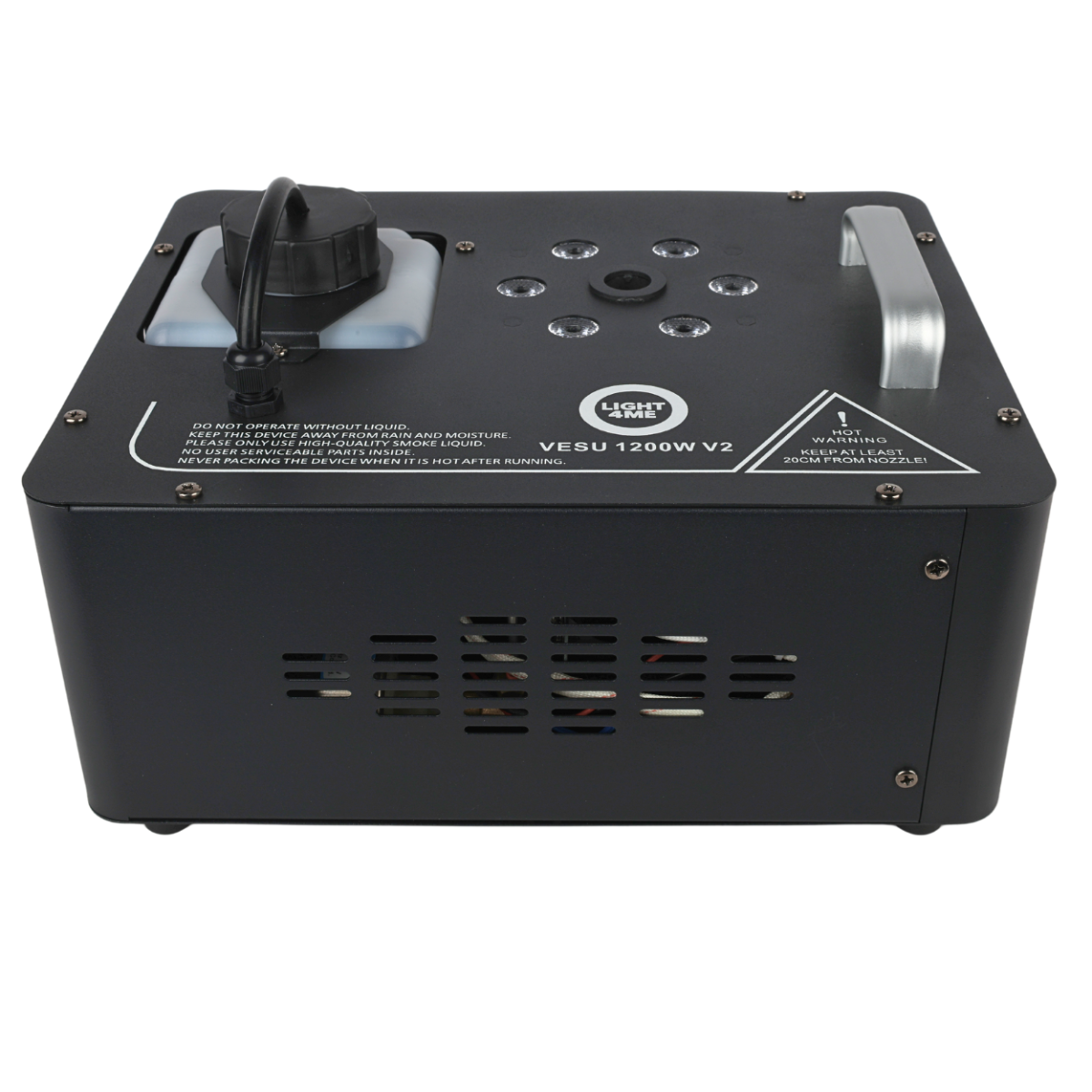 Light4Me VESU 1200W V2 Vertikal Røgmaskine med RGB LED
