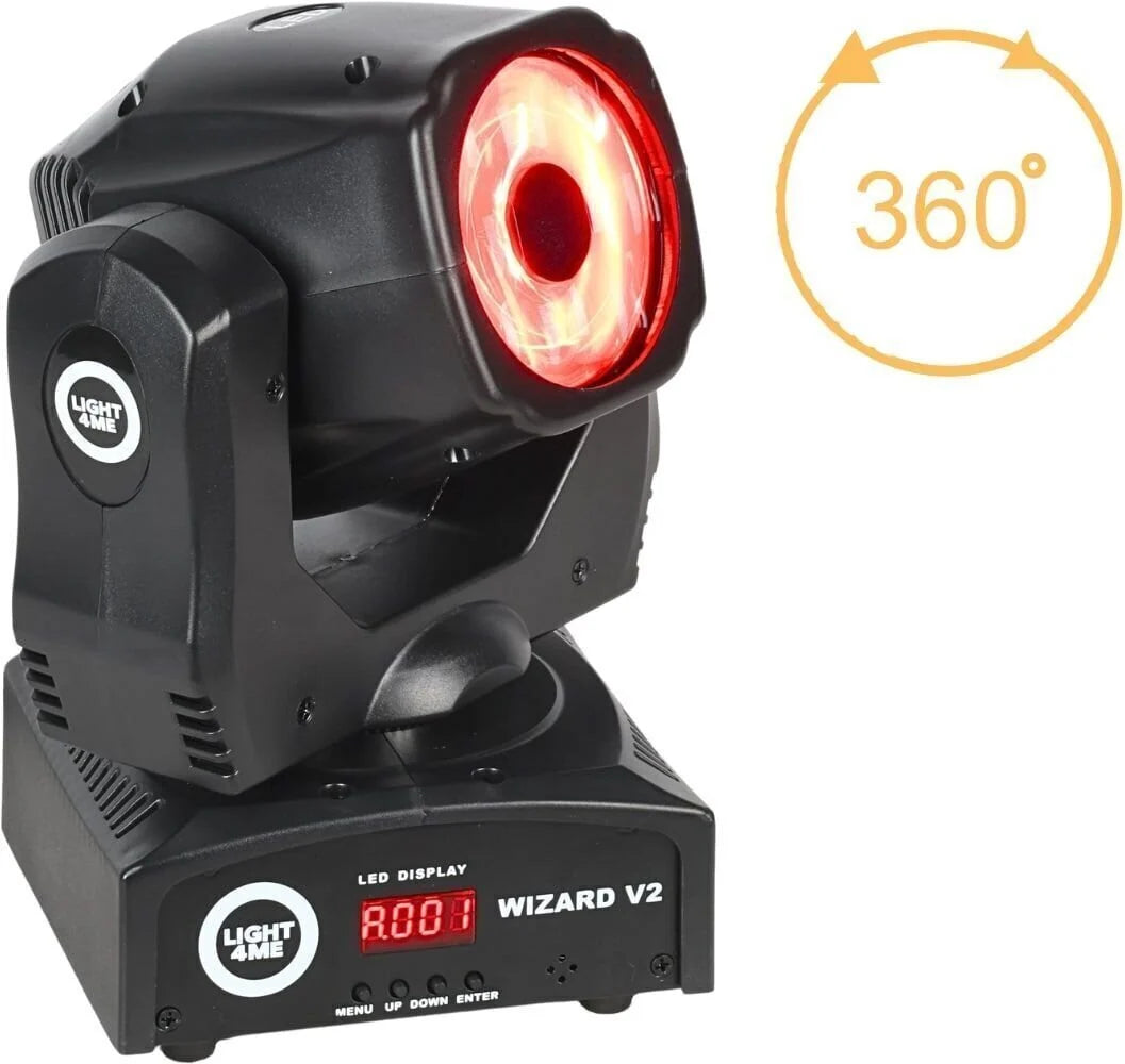 LIGHT4ME WIZARD v2 moving head illuminazione FX