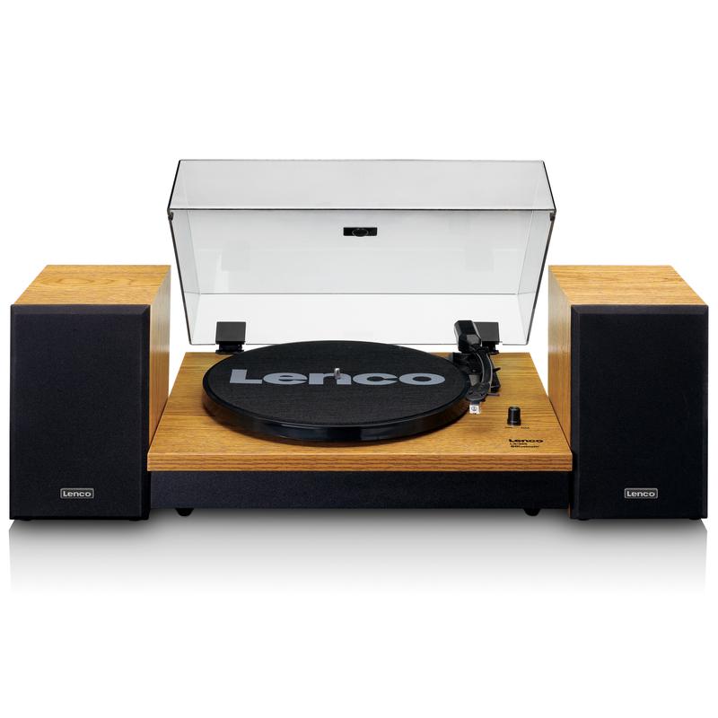 Lenco LS-300 Giradischi con Altoparlanti (Legno)