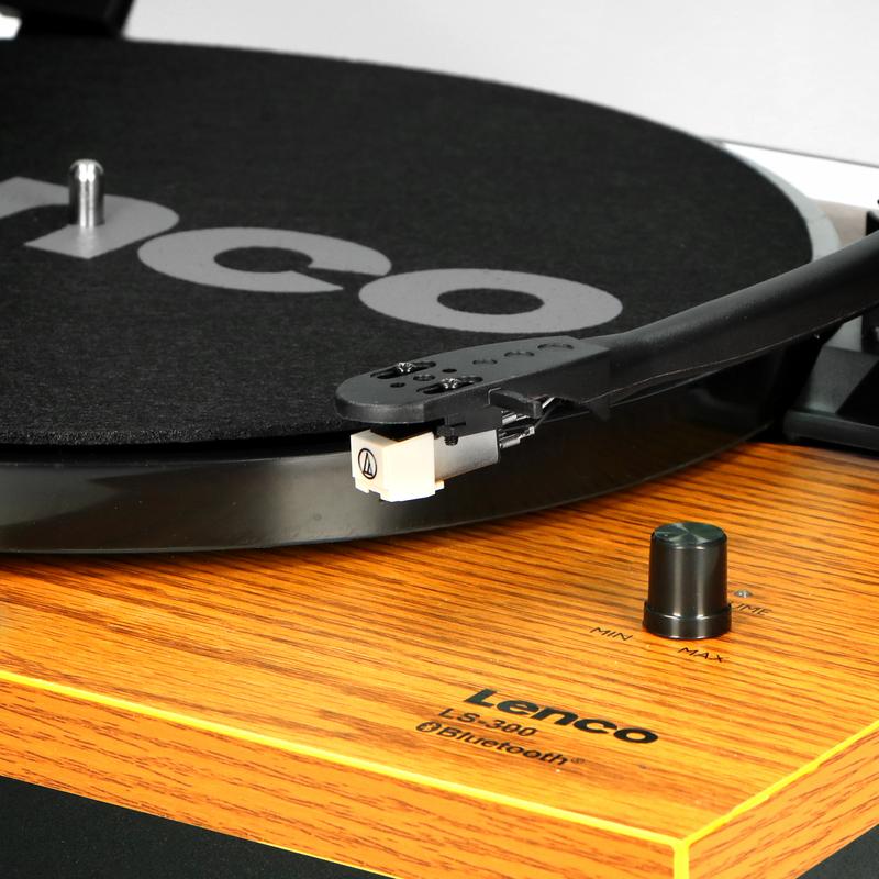 Lenco LS-300 Giradischi con Altoparlanti (Legno)