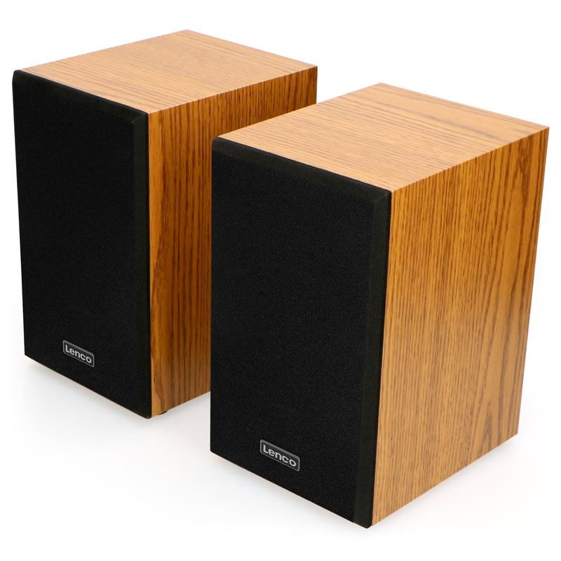 Lenco LS-300 Giradischi con Altoparlanti (Legno)