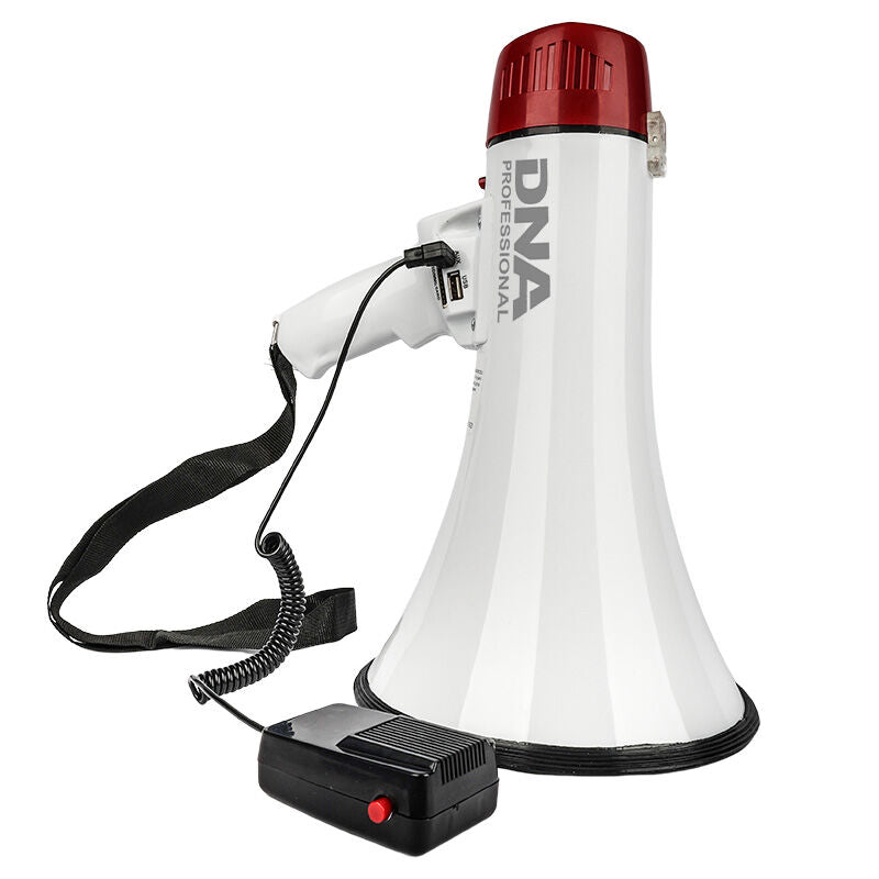 Megafono DNA MEGA1 30W con Bluetooth, USB, AUX e MicroSD