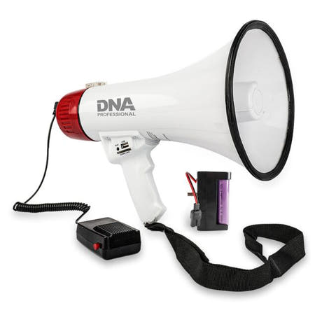 Megafono DNA MEGA1 30W con Bluetooth, USB, AUX e MicroSD
