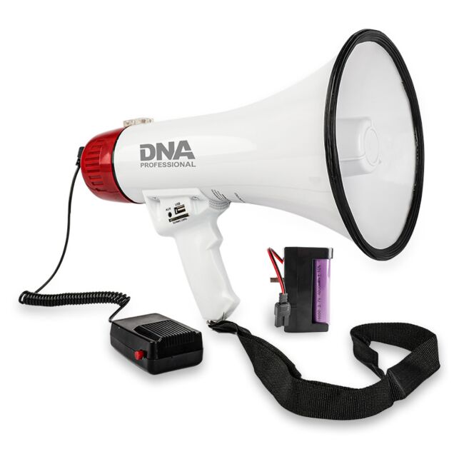 Megafono DNA MEGA1 30W con Bluetooth, USB, AUX e MicroSD