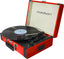 Madison Vintage Pladespiller con Bluetooth (Rosso)