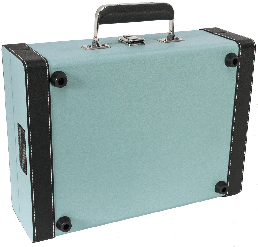 Madison Giradischi Vintage con Bluetooth (Azzurro)