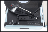 Madison Giradischi Vintage con Bluetooth (Azzurro)