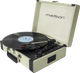 Madison Giradischi Vintage con Bluetooth (Crema)