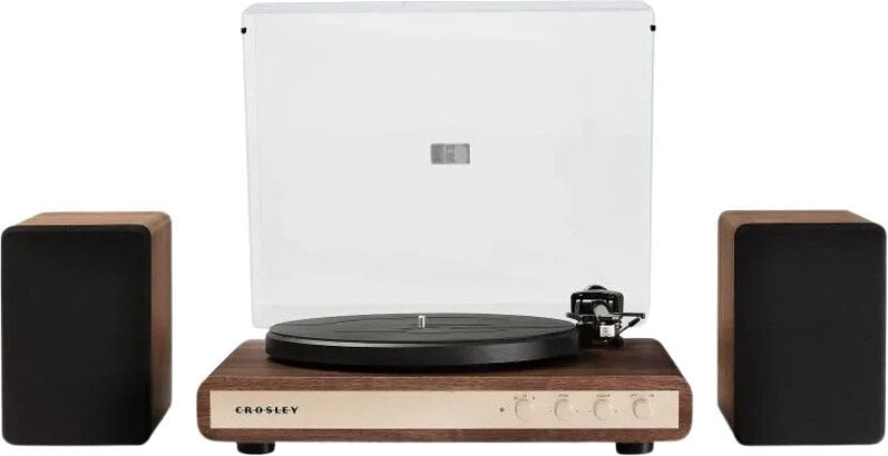 Crosley C65 giradischi con altoparlanti, Noce