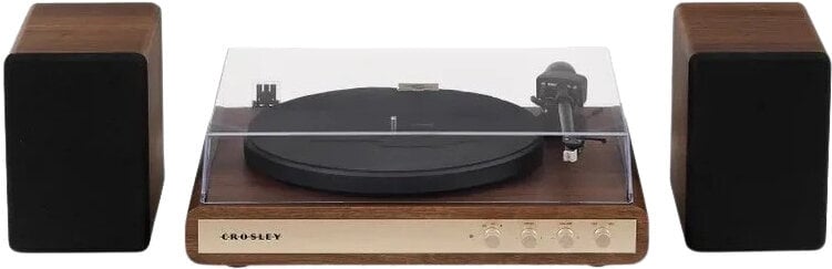 Crosley C65 giradischi con altoparlanti, Noce