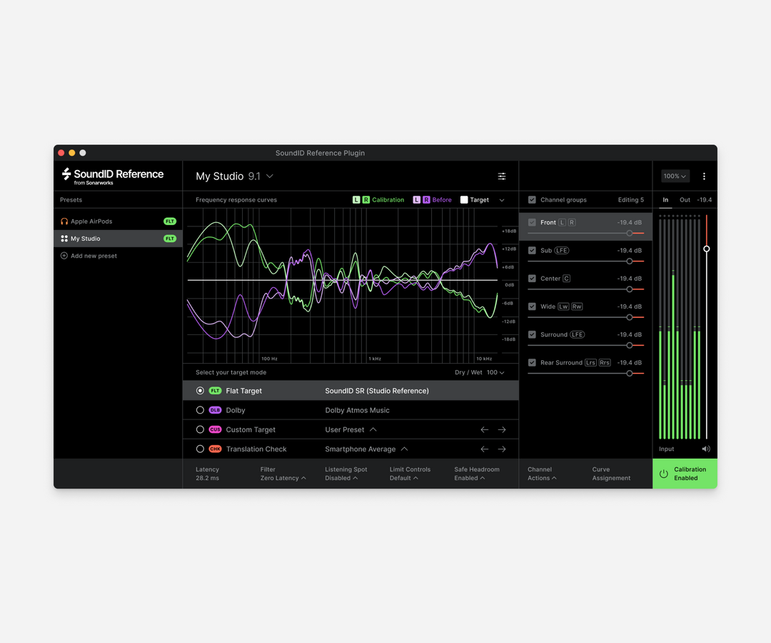 SoundID Reference Monitoraggio virtuale