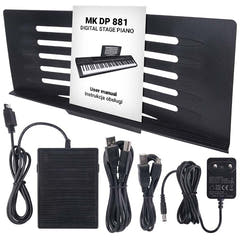MK DP 881 pianoforte digitale con tasti per l'apprendimento