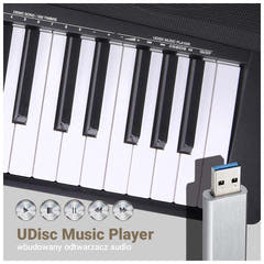 MK DP 881 pianoforte digitale con tasti per l'apprendimento