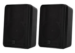 RCF Altoparlante da parete a 2 vie 5" set (2 pezzi) 60W 100 V IP55, Nero