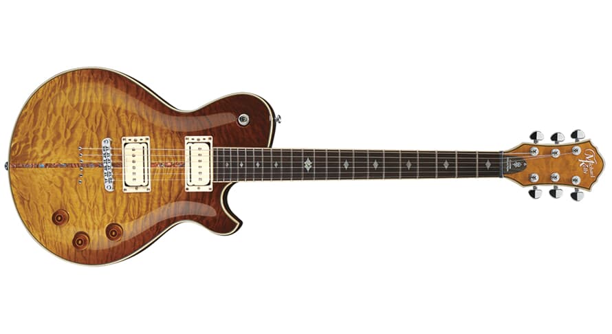 Michael Kelly Mod Shop Patriot Instinct Duncan chitarra elettrica, Scorched