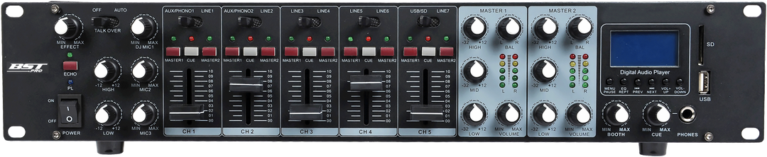 BST MX56U - Rack mixer
