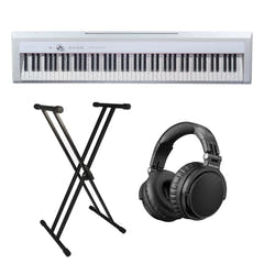 Grooveland P450 Pacchetto pianoforte digitale (Bianco)