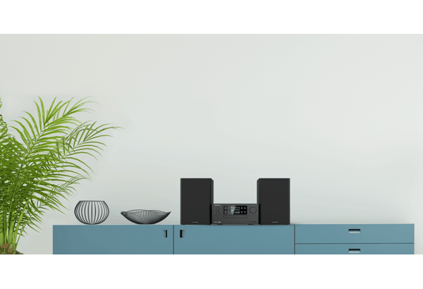Kenwood M-925DAB-B Mini System with Bluetooth and DAB+ (Black)