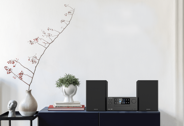 Kenwood M-925DAB-B Mini System with Bluetooth and DAB+ (Black)