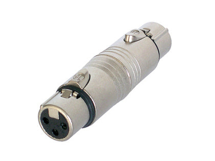 Neutrik Adattatore Connettore XLR Femmina a XLR Femmina