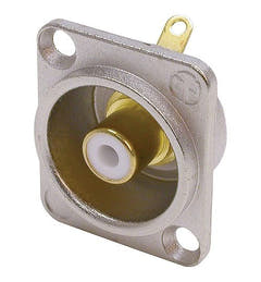 Neutrik NF2D-9 Phono D-type Chassis Connettore
