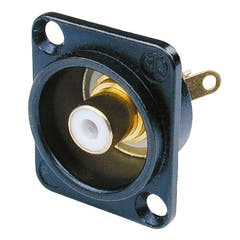 Neutrik NF2D-9 Phono D-type Chassis Connettore